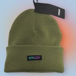 OAKLEY Olive Green Winter Beanie Hat